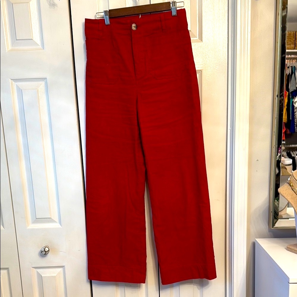 Anthropologie Maeve The Colette Full-Length Wide-Leg Pants